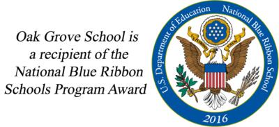 Oak Grove School - Blue Ribbon Schools Award Recipient